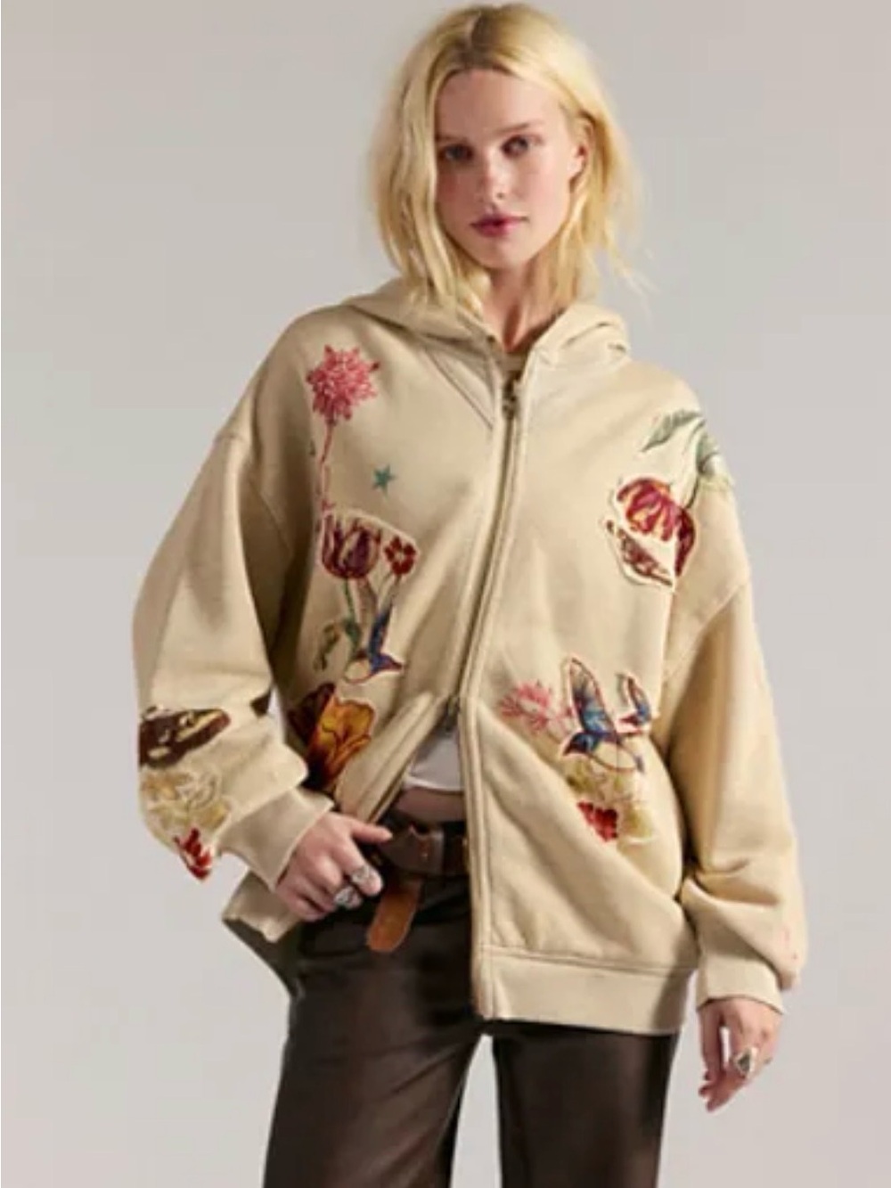Free People Grandma's Garden Hoodie $198 NWT